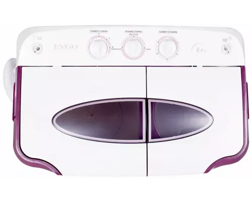 Активаторная стиральная машина EVGO WS-50PET белый/красный