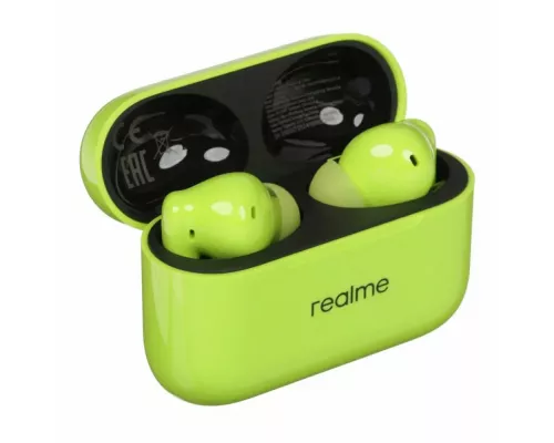 Беспроводные наушники Realme Buds T200 зеленый