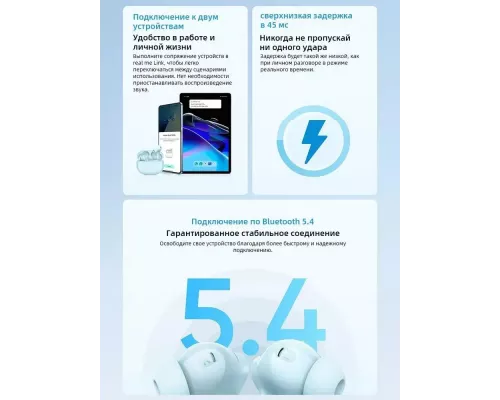 Беспроводные наушники Realme Buds T200X синий