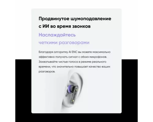 Беспроводные наушники Realme Buds T310 белый