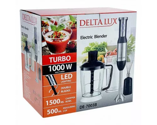 Блендер Delta Lux DE-7003B черный