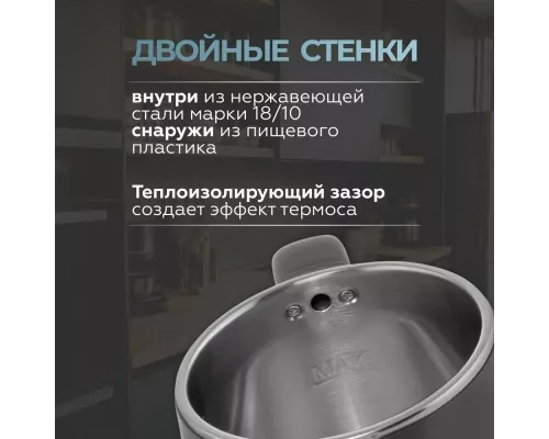 Чайник Galaxy Line GL 0331 серый