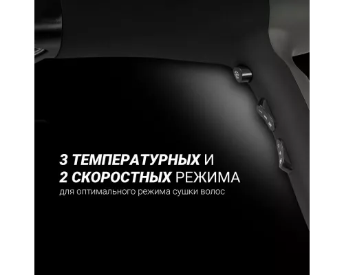 Фен Polaris PHD 2245Ti серый/черный