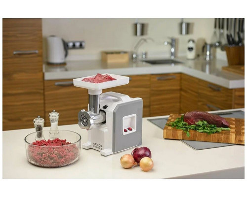 Мясорубка Аксион М43.03 белый/Серый