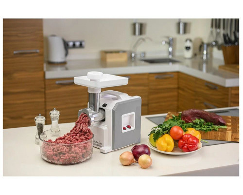 Мясорубка Аксион М43.03 белый/Серый