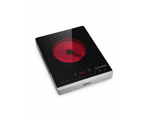 Настольная плита Kitfort КТ-146 черный