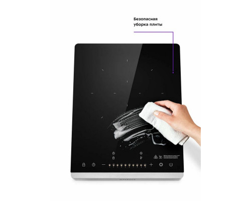 Настольная плита Kitfort КТ-146 черный