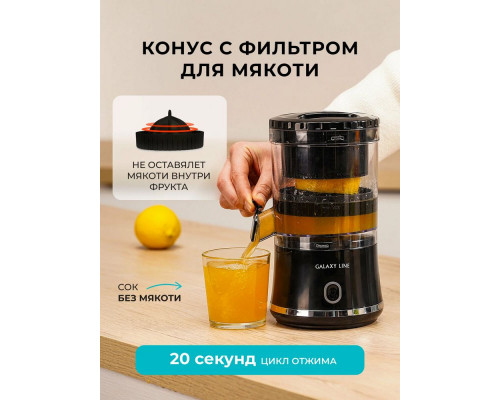 Соковыжималка GALAXY GL 0855 черный