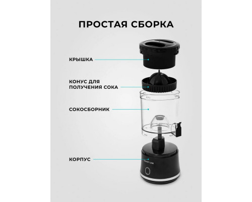 Соковыжималка GALAXY GL 0855 черный