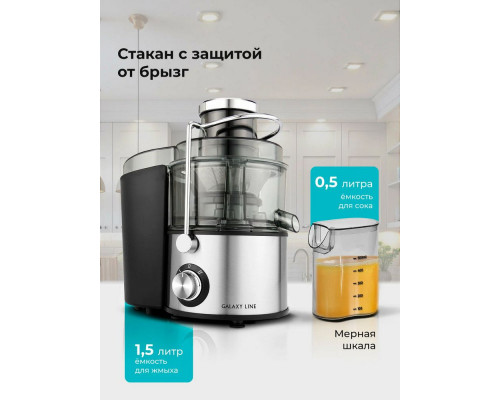Соковыжималка Galaxy Line GL 0810 серебристый