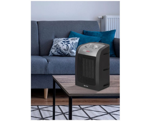 Тепловентилятор Vitek VT-2067 черный/серебристый