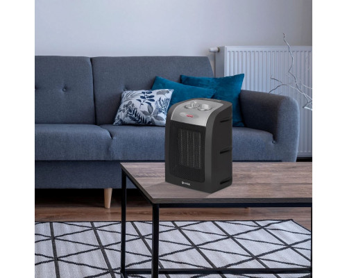 Тепловентилятор Vitek VT-2067 черный/серебристый