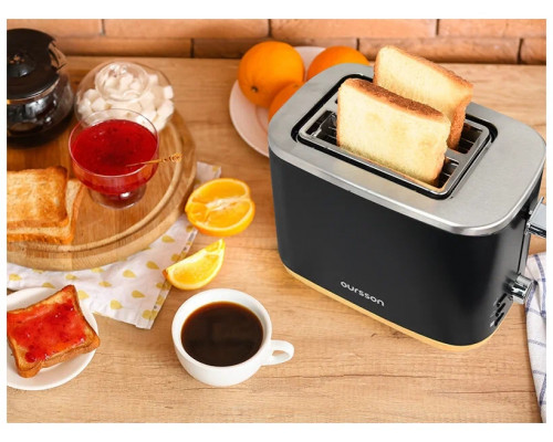 Тостер OURSSON TS2106/BL черный