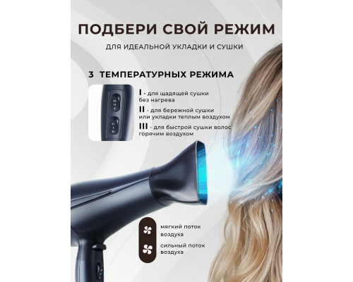 Фен Galaxy Line GL 4366 синий