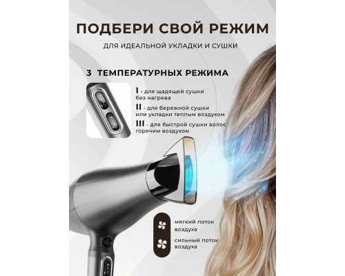 Фен Galaxy Line GL 4368 антрацитовый