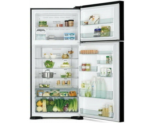 Холодильник Hitachi R-VG660PUC7-1 GPW белый стекло