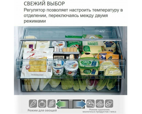 Холодильник Hitachi R-VG660PUC7-1 GPW белый стекло