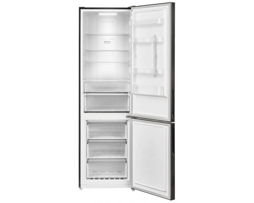 Холодильник Maunfeld MFF200NFSTSE серый