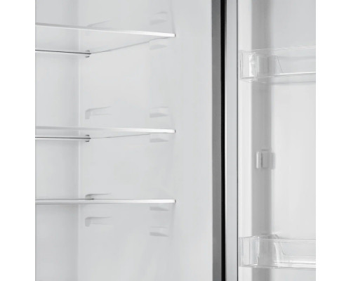 Холодильник Maunfeld MFF200NFSTSE серый