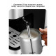 Кофеварка Kitfort КТ-7224 нержавеющая сталь/черный