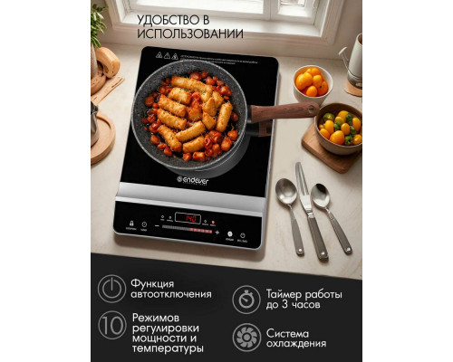 Настольная плита Endever Skyline IP-65 черный