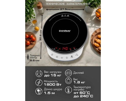 Настольная плита Endever Skyline IP-70 черный