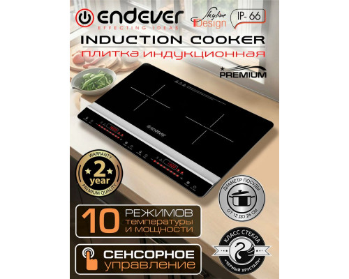Настольная плита Endever Skyline IP-66 черный