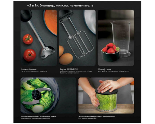 Блендер BQ HB600S Black