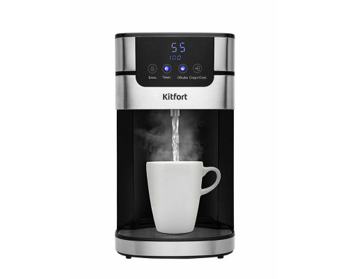 Термопот Kitfort КТ-2501 черный/серебристый