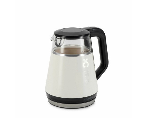 Чайник Hyundai HYK-G3013 белый/черный