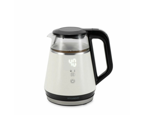 Чайник Hyundai HYK-G3013 белый/черный