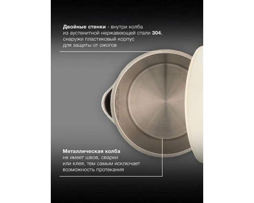 Чайник Hyundai HYK-S3605 кремовый