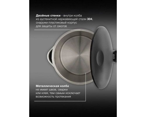 Чайник Hyundai HYK-S4017 черный