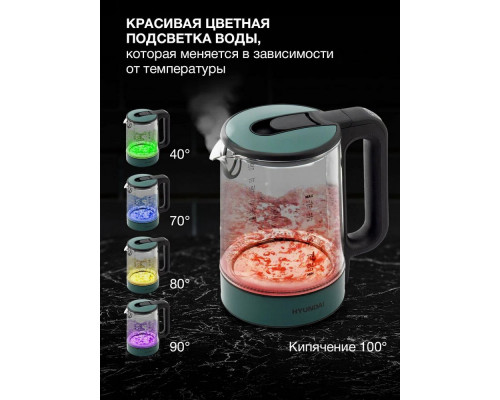 Чайник Hyundai HYK-S4805 темно-зеленый