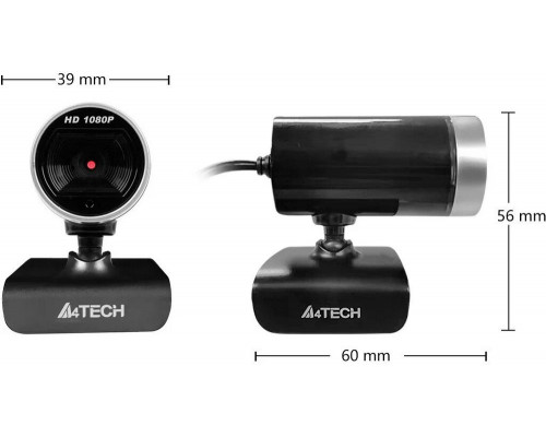 Веб-камера A4Tech PK-910H черный