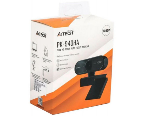 Веб-камера A4Tech PK-940HA черный