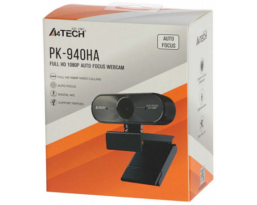 Веб-камера A4Tech PK-940HA черный