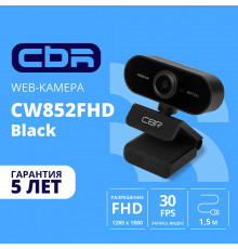 Веб-камера CBR CW 852FHD Black