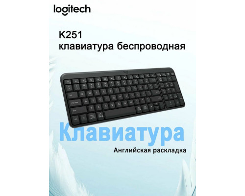 Клавиатура Logitech K251 черный
