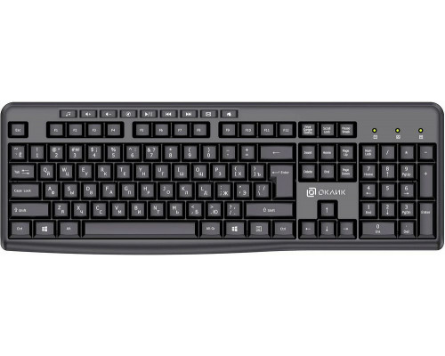 Клавиатура Oklick K225W черный