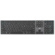 Клавиатура Oklick K867W серый/черный