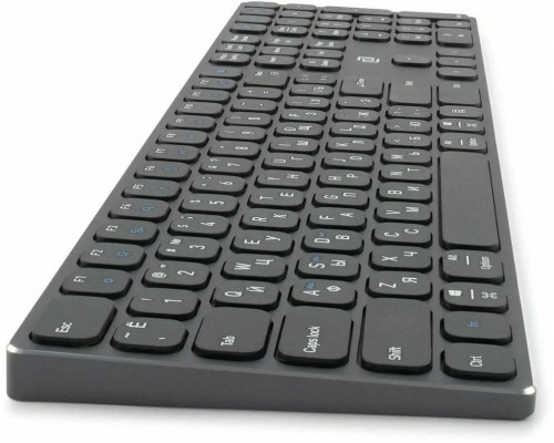 Клавиатура Oklick K867W серый/черный