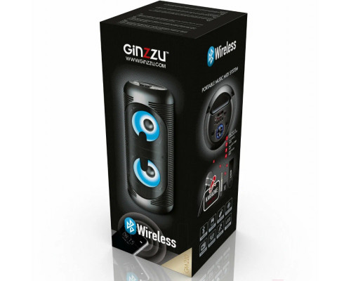 Портативная колонка Ginzzu GM-210 черный