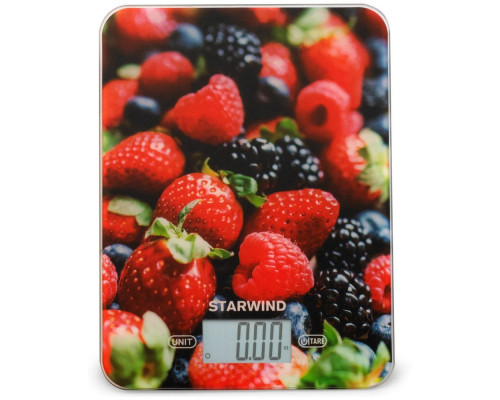 Кухонные весы Starwind SSK3355 рисунок/ягоды