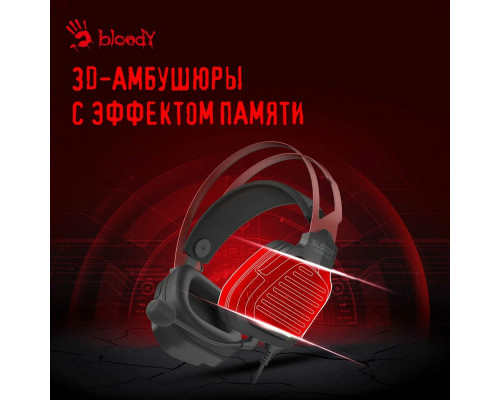 Наушники A4Tech Bloody G560 черный/красный