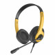 Наушники A4Tech Fstyler FH100U желтый/черный