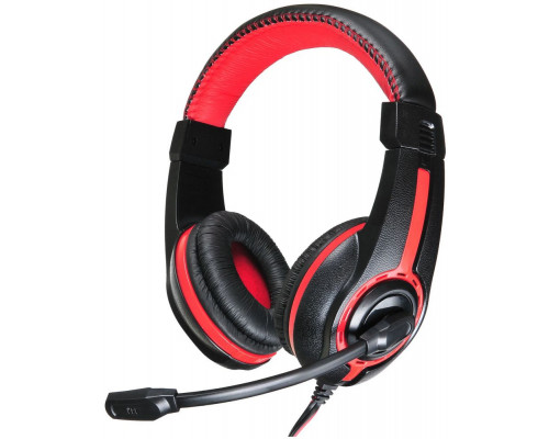 Наушники Oklick HS-L200 черный/красный