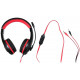 Наушники Oklick HS-L200 черный/красный