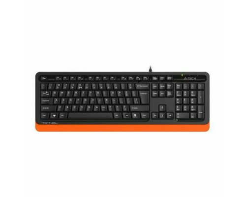 Клавиатура A4Tech Fstyler FKS10 черный/оранжевый