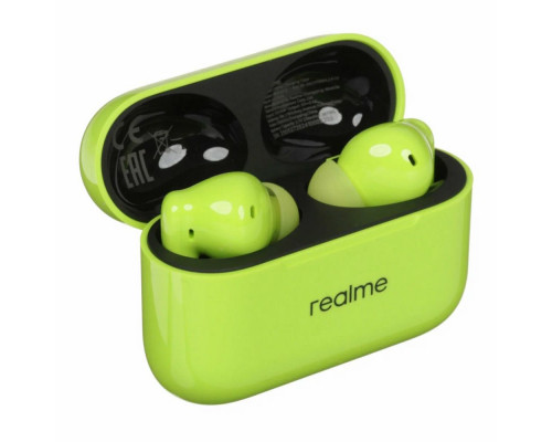 Беспроводные наушники Realme Buds T200 зеленый
